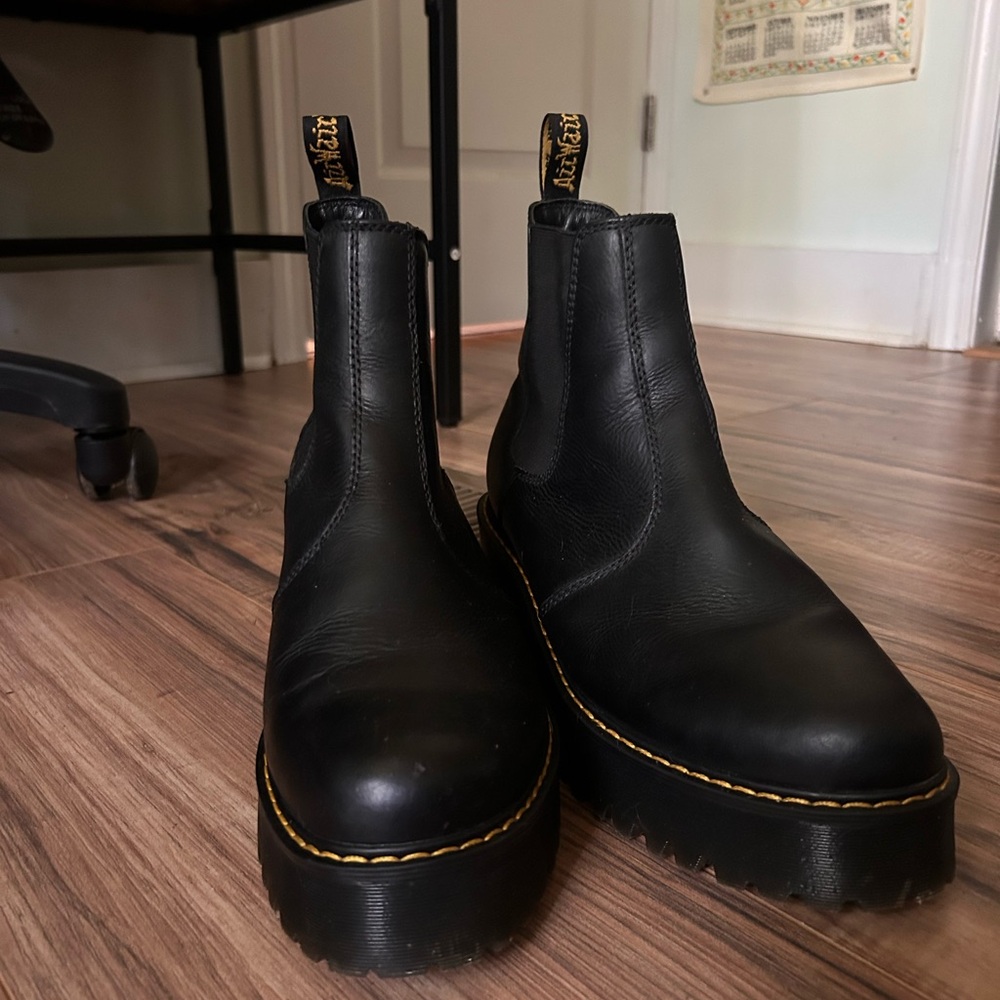 Dr. Martens platform Chelsea boots